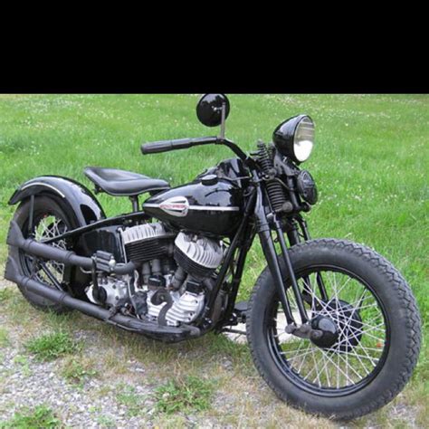 1946 Harley Flathead Bobber Bobber Bikes Bobber Motorcycle Vintage