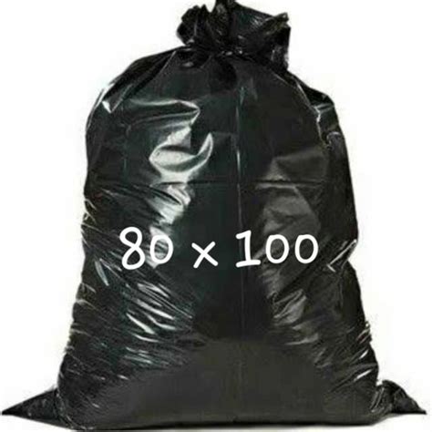 Jual Kantong Sampah Plastik Trash Bag 80x100 Cm Hitam Hi Plast Trash Bag Kota Surabaya