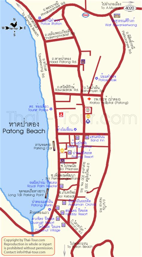 Patong Map Phuket