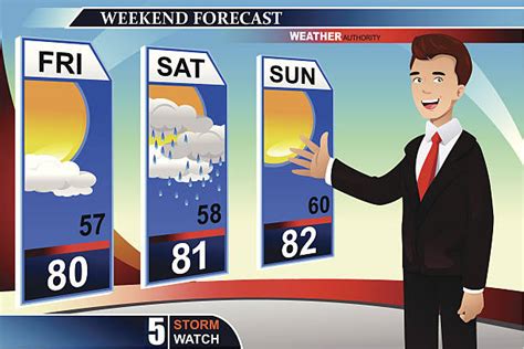 Royalty Free Weatherman Clip Art Vector Images And Illustrations Istock