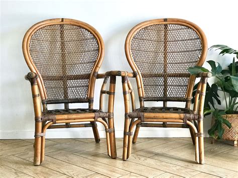 Sorry, we have detected unusual traffic from your network. Set of 2 Bamboo Chairs - Fan Back Bamboo Rattan Dining ...