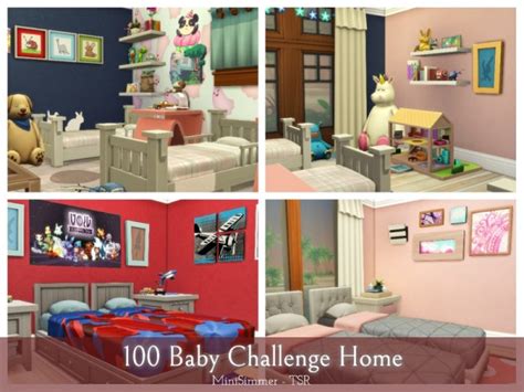 The Sims Resource 100 Baby Challenge Home By Mini Simmer Sims 4