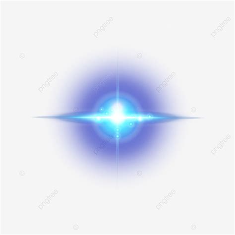 Blue Light Effect Vector Hd Images Blue Light Effect On Isolated Star