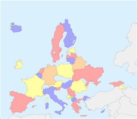 Materiali stampabili per lincastro del planisfero. Cartina Politica Dell Europa Da Stampare | onzemolen