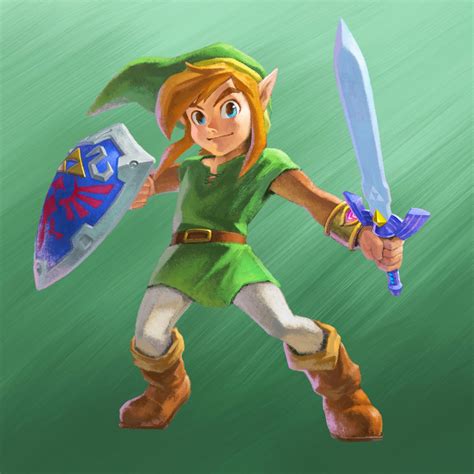 The Legend Of Zelda A Link Between Worlds Character Artwork Nintendo 3ds