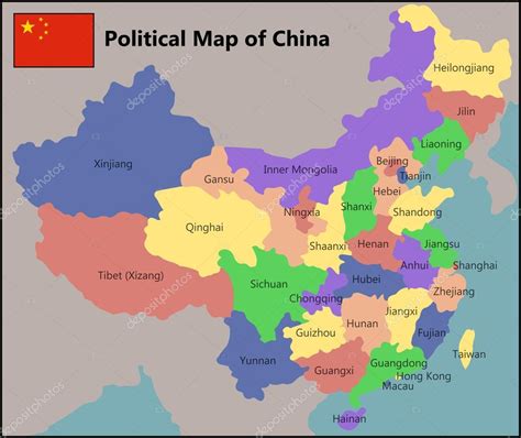 Mapa Político De China 2022