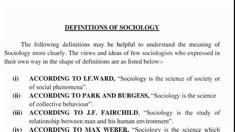 Sociology Definition Sociology Definition And Explanation 2022 10 31