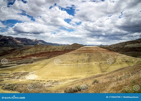 Geological Formation At Painted Hills John Day Fossil Beds National