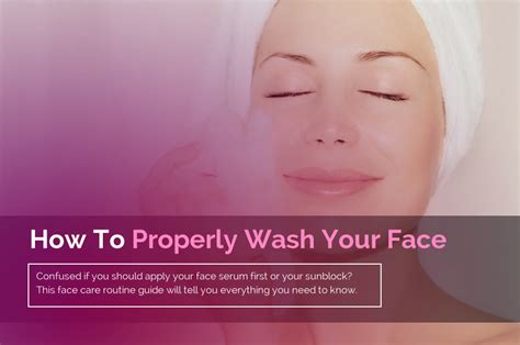 Face Care Routine How To Properly Wash Your Face American Beauty