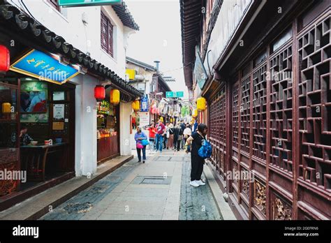 Buildings And Shophouses Built In Traditional Chinese Architecture