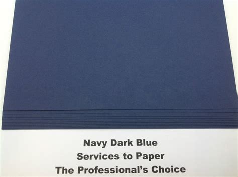 Navy Royal Dark Blue Extra Thick Craft Card A3 300gsm 10 Sheets New