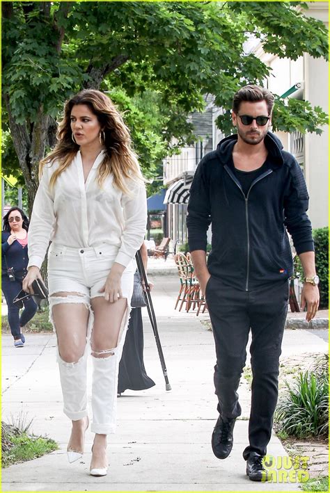 khloe kardashian and scott disick continue to bond in the hamptons without pregnant kourtney