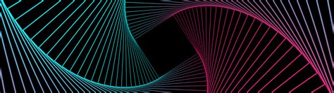 Geometric Wallpaper 4k Pattern Spiral Neon Gradient