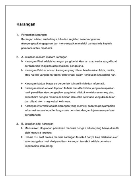 Karangan PDF | PDF