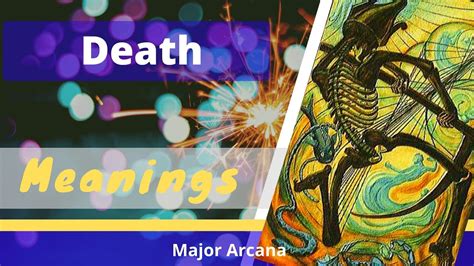 It is the major arcana card of sudden upheaval and unexpected change. 13 Death Tarot card meanings - YouTube