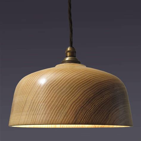 Loft Bell Wooden Ceiling Pendant Light By Orinoko Design Pendant Light Wooden Pendant
