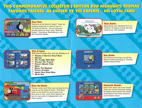 10 Years Of Thomas Dvd Booklet Inside By Jack1set2 On Deviantart