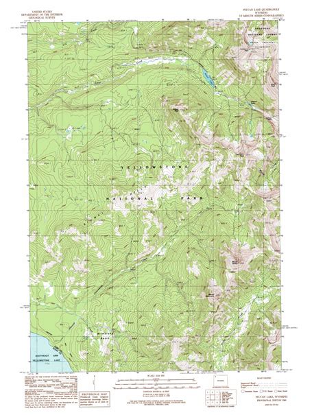 Sylvan Lake Topographic Map Wy Usgs Topo Quad 44110d2