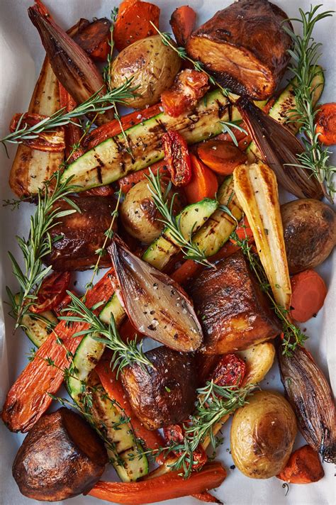 Rosemary And Thyme Roasted Vegetables For The Classic Christmas Dinner