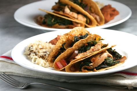 Rick Bayless Swiss Chard Tacos With Caramelized Onion Fresh Cheese