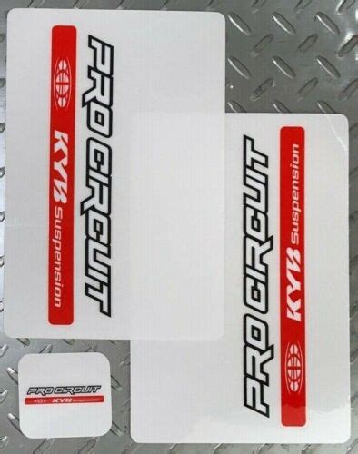 Pro Circuit Fork Decals Kyb Fork Shock Wraps Stickers Crf Kx Yz250 450