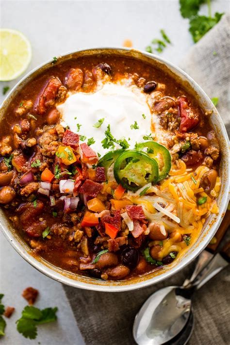 Of course, you can use ground venison in these tasty ground beef instant pot recipes as well. Award Winning Healthy Turkey Instant Pot Chili - Oh Sweet Basil