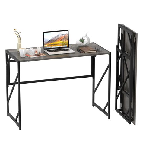 Buy Elephance 40 Folding Computer Desk No Assembly Needed Foldable
