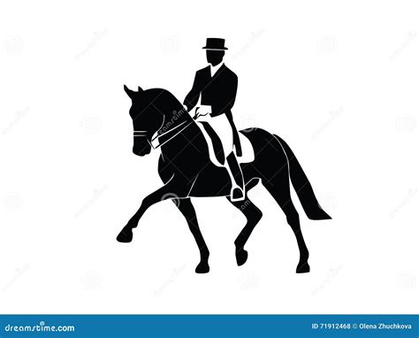 Dressage Horses Head Cartoon Vector 26766153