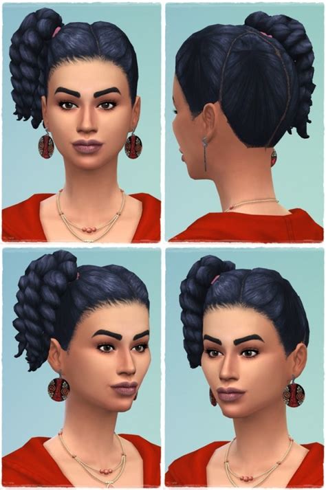 Left Side Twist Hair F At Birksches Sims Blog Sims 4 Updates
