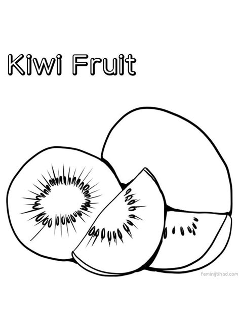 Kiwi Coloring Pages - Coloring Home