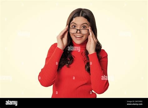 Eyewear To See Better Vision Care For Surprised Teen Girls Having Bad