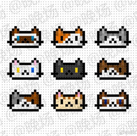 Simple Cat Recolors Pixel Art Pixel Art Characters Pixel Art Games Images