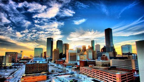 Houston Skyline Wallpaper 4k