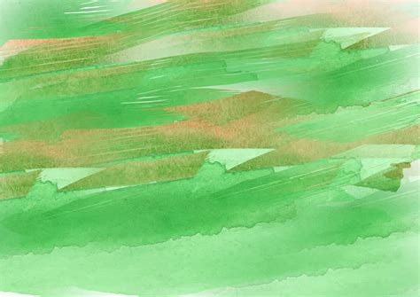 Colorful Hand Painted Watercolor Background Green Watercolor Brush