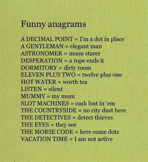 Whats An Anagram Anagram Words Word Brain Teasers Play Quotes