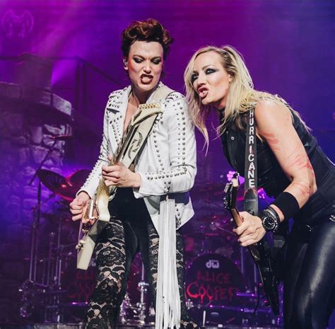 Lzzy Hale Of Halestorm In Custom Understated Leather White Leather