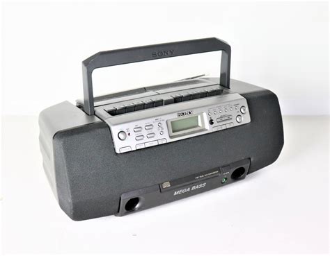 Yahooオークション Sony Cfd W57 Cd Radio Cassette Corder Mega Ba