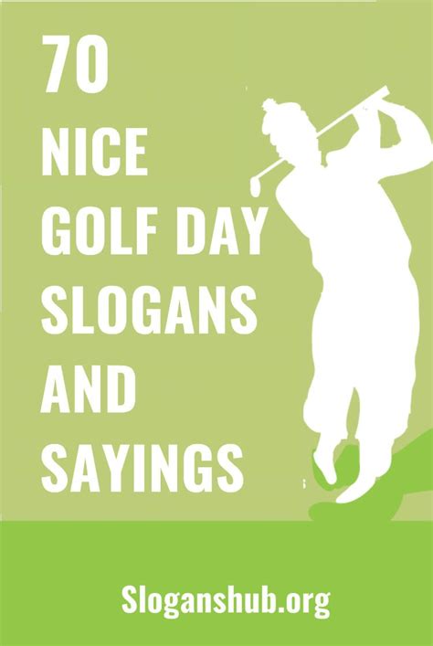 65 Amazing Golf Slogans Phrases One Liners Artofit