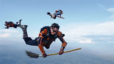 Watch These Skydivers Play A Real Life Game Of Harry Potters Quidditch