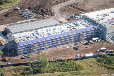 Latest Aerial View Of Star Wars Galactic Starcruiser Hotel At Walt
