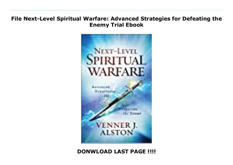 File Next Level Spiritual Warfare Advanced Strategies For Defeating