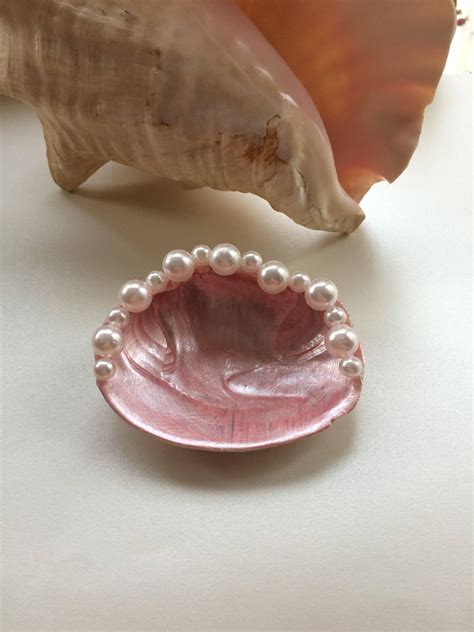 Sea Shell Ring Dish Clam Shell Ring Holder Sea Shell Jewelry