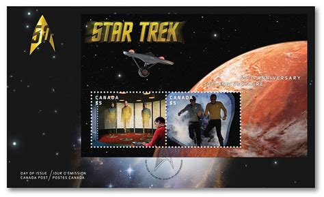 The Trek Collective Canada Posts Star Trek Stamps Collection
