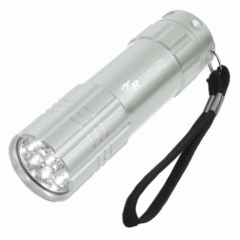 Aluminum Led Flashlight With Strap Deluxe