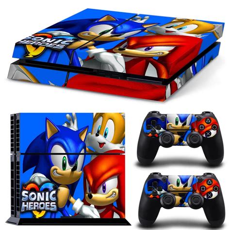 New Sonic Heroes Ps4 Skin Sticker For Sony Playstation 4 Ps4 Console