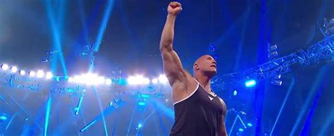 video the rock returns to wwe on friday night smackdown