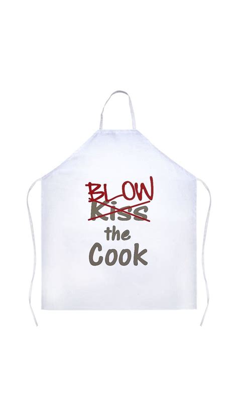 Blow The Cook Funny Kitchen Apron Cooking Kitchen Humor Cooking Apron
