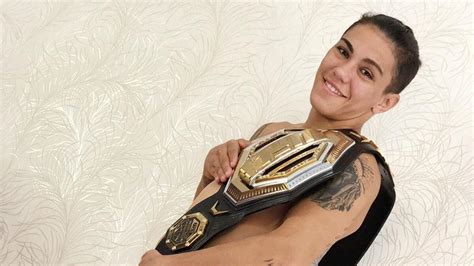 UFC Jessica Andrade Poses Nude With Belt Daily Telegraph