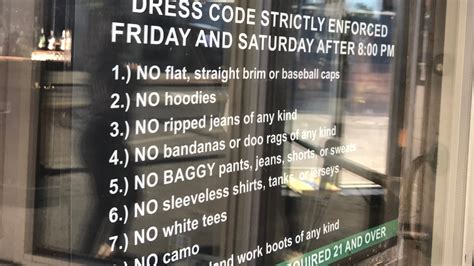 Nj Restaurant Dress Code Raises Questions On Relevancy And Race