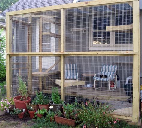 26 Safe And Smartly Organized Outdoor Cat Areas Digsdigs